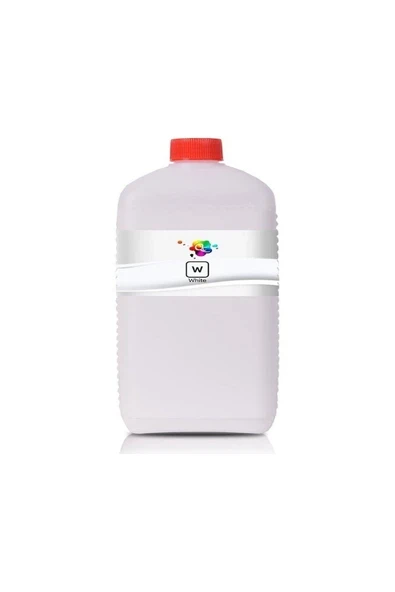 Qc Epson Surecolor Sc F3000 Uyumlu Yazıcı Mürekkebi 1000ML W White Beyaz Pigment ürün görseli 1