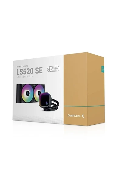 Deep Cool Deepcool LS520 Se Rgb 240MM Sıvı Soğutma Siyah ürün görseli 1
