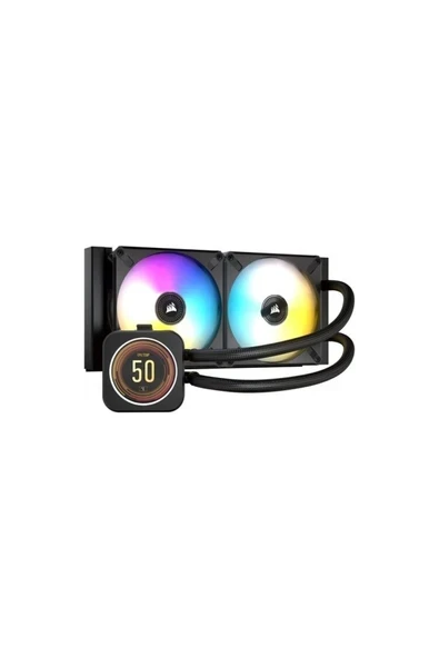 Corsaır Icue H100X Rgb Fanlı 240MM Amd/ıntel Uyumlu CW-9060065-WW2 Işlemci Sıvı Soğutucu ürün görseli 1