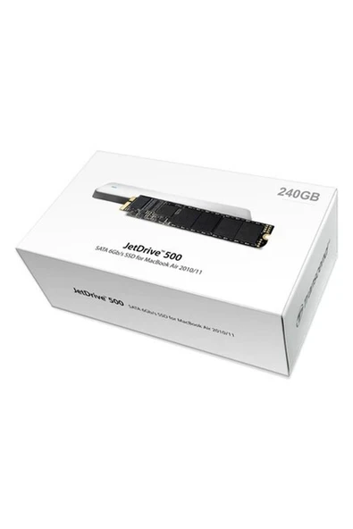 Transcend Ts240Gjdm500 240GB Jetdrive 500 570-460MB Msata SSD ürün görseli 1