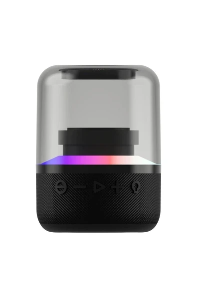 Buff BF24 Surround 360 Rgb Bluetooth Hoparlör Siyah ürün görseli 1