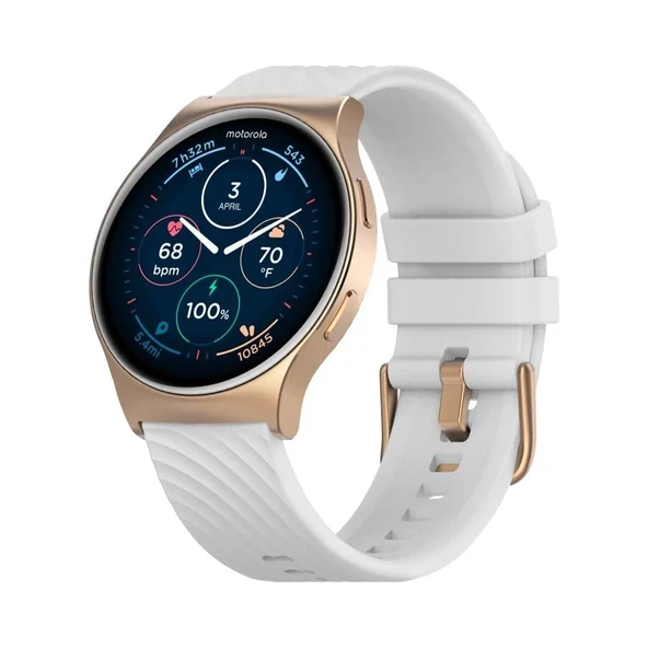 Motorola Moto Watch 120 - AMOLED Ekranlı, 10 Günlük Pil, Kalp Atış Hızı ve SpO2 Takibi, Fitness ve Sağlık İzleme, Fitness ve Sağlık İzleme özellikli Premium Bluetooth Akıllı Saat... ürün görseli 1