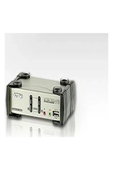2 Port’Lu Usb Kvm (Keyboard/Video Monitor/Mouse) Switch, Mikrofon Ve Hoparlör Bağlantısı Mevcut + 2 Port':Lu Usb (2.0) Hub, Masaüstü Tip, Kvm Bağlantı Kablosu Ürün Beraberinde Gelmektedir ürün görseli 1