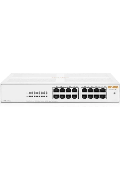Aruba a Hewlett Packard Enterprise company HPE IOn 1430 R8R47A 16G 16P 101001000 Mbps Yönetilemez Sw ürün görseli 1
