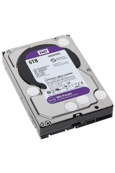 Wd 6tb Purple Wd62purz 256mb 5400rpm Güvenlik Diski ürün görseli 1