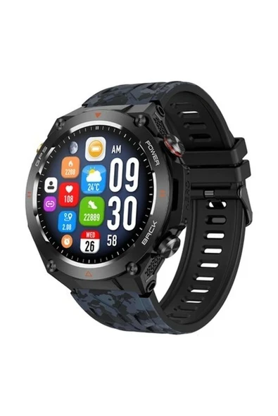 ZCWATCH V1024 GPS Outdoor Tank2, Bt Call, Spor Sağlık, 1 ATM Profesyonel Akıllı Saat ürün görseli 1