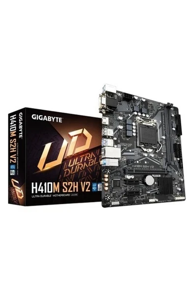 Gıgabyte H410M S2H V2 Intel H470 2666 Mhz Ddr4 Soket 1200 Matx Anakart ürün görseli 1