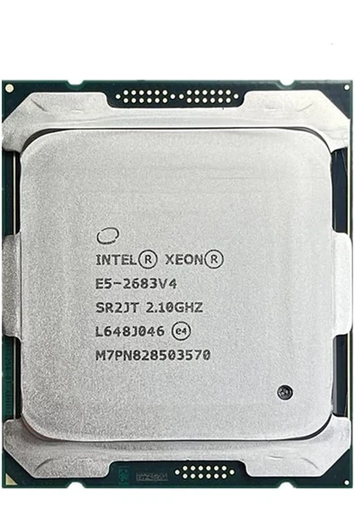 Xeon E5 2683 V4 16 Gerçek 16 Sanal 32 Çekirdek 2.1 Ghz 40 MB Cache 2011-3 Soket 120 Watt Işlemci ürün görseli 1