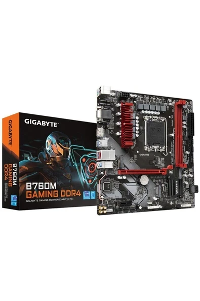 Gıgabyte B760M-GAM-DDR4 B660 Gamıng Ax LGA1700 Ddr4 4400MHZ HDMI Anakart ürün görseli 1