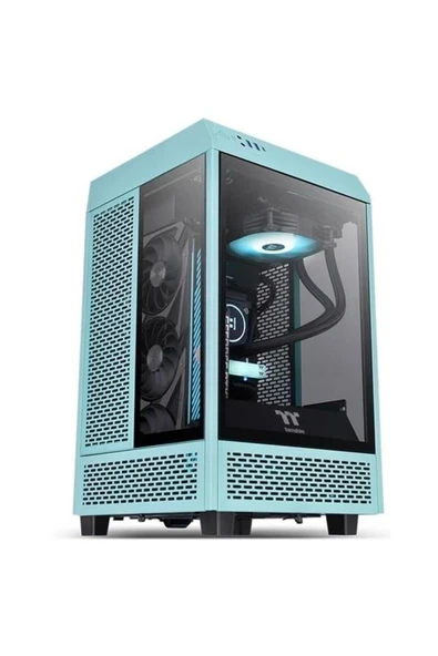 The Tower 100 CA-1R3-00SBWN-00 Gamıng Mını Itx Pc Kasası Turkuaz ürün görseli 1