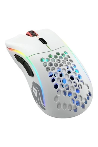 Model D Rgb Kablosuz Bamf Sensörlü 19000 Dpı 69 Gram Gaming Mouse Mat Beyaz ürün görseli 1