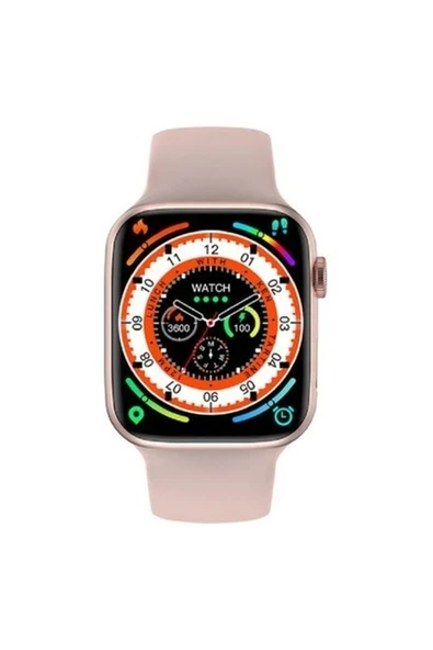 Tekno Trust 1 Yıl Apple Watch 8 Uyumlu Watch 8 Pro Akılı Saat 41 mm Ios-Android Uyumlu Akıllı Saat Çok Renkli Ç ürün görseli 1