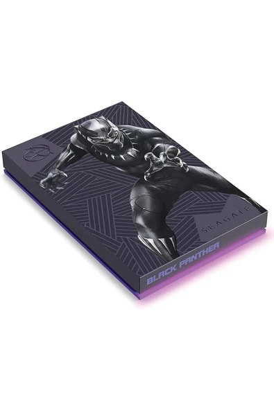Seagate Firecuda Marvel Black Panther, 2 Tb Harici Sabit Disk USB 3.2 Gaming-Special-Edition ürün görseli 1
