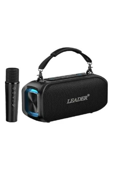 Leader LP120 Ipx5 Rgb Bluetooth USB Aux Fm Radyo Kablosuz Mikrofon Taşınabilir Toplantı Amfisi ürün görseli 1