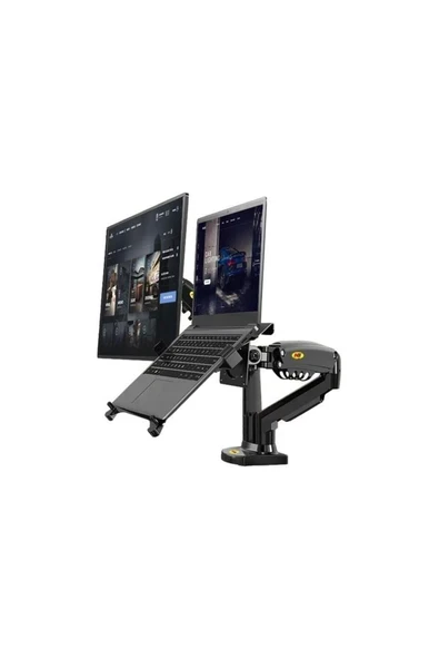 Nb F160-fp 17-27'' Hareketli Monitör & Notebook Masa Standı ürün görseli 1