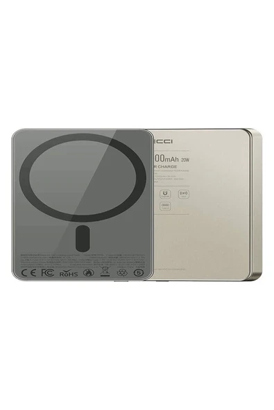 Recci RP26 Pd 20W Ultra Ince Hızlı Şarj Özellikli Wireless Powerbank 15W 10000MAH ürün görseli 1