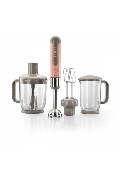 Korkmaz Mia Mega Pembe Blender Set ürün görseli 1