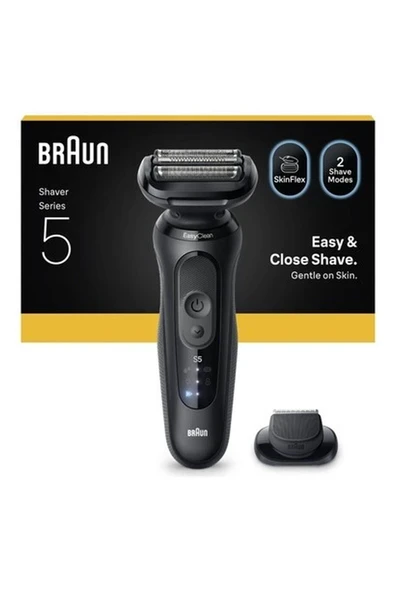 Braun Series 5 Elektrikli Tıraş Makinesi, Islak ve Kuru, Hassas Düzeltici Başlık, 52-N1200S ürün görseli 1