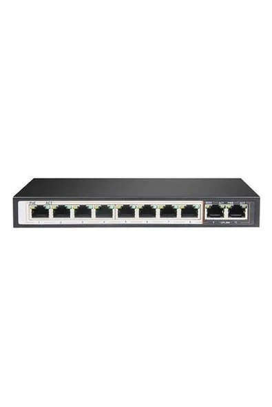 D-Link D-Lınk 10PORT 120W Full Poe DGS-F1010P-E/E Gıgabıt 2x-Uplınk Yönetilemez Poe Switch ürün görseli 1