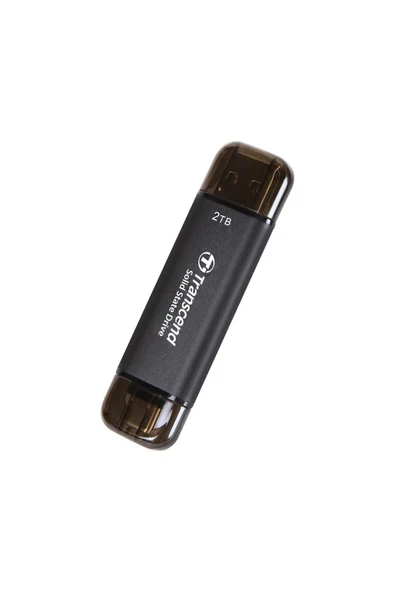 Transcend TS2TESD310C 2TB Type-C SSD - Siyah ürün görseli 1