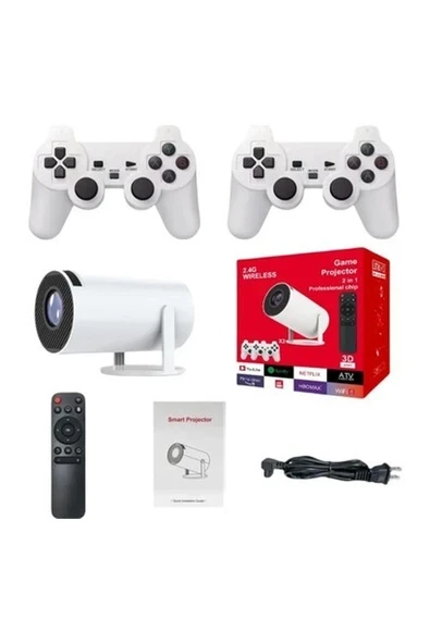 4K Android Oyun Konsollu Taşınabilir Ultra Hd LCD LED Projeksiyon Dolby Audio Destekli ürün görseli 1