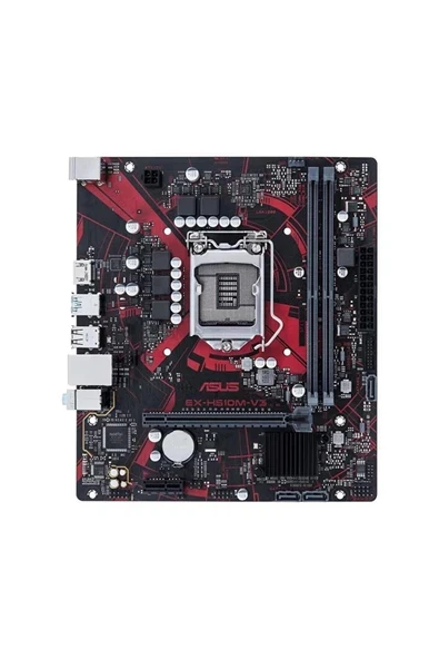 Asus Ex-H510M-V3 Intel H510 Lga1200 DDR4 3200 Hdmı Usb3.2 Matx (Ex-H510M-V3) Anakart ürün görseli 1