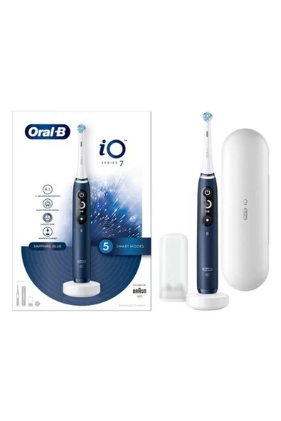 Oral-B iO 7 Şarjlı Diş Fırçası - Lacivert ürün görseli 1
