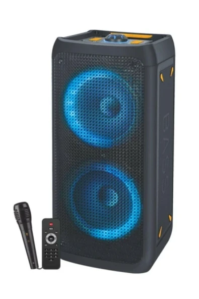 Ses Bombası Bluetooth Taşınabilir Hoparlör Extra Bass Djkabinli Karaoke Ses Sistemi Mikrofon+kumanda ürün görseli 1