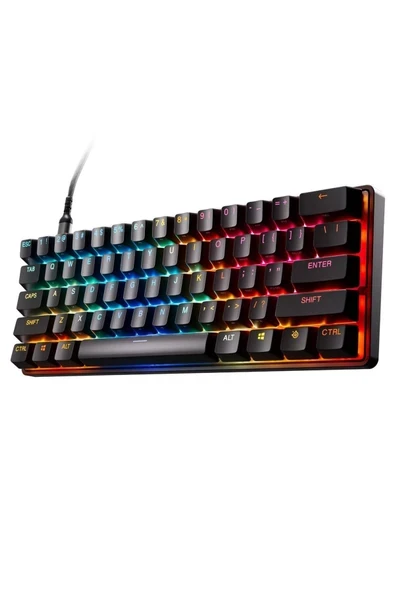 Steelseries Apex Pro Mini Gen 3 Omnipoint 3.0 Hipermanyetik Switch Rgb Mekanik Kablolu Oyuncu Klavyesi (Uk) ürün görseli 1