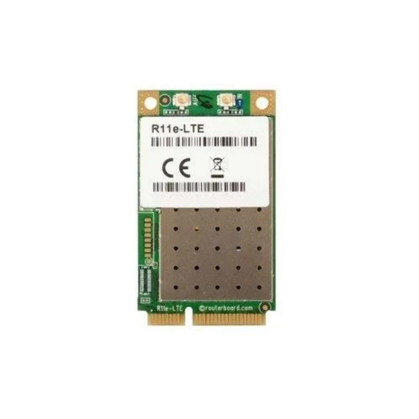Mikrotik R11e-LTE Dahili 150Mbit/s Ağ Kartı - Ağ Kartları (Dahili, Kablosuz, Mini PCI Express, 150Mbit/s, Altın, Yeşil) ürün görseli 1