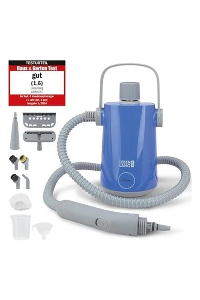 1000W Buharlı Temizleyici, 300 ml Tank, 10 Başlıklı El Tipi Temizlik Cihazı ürün görseli 1