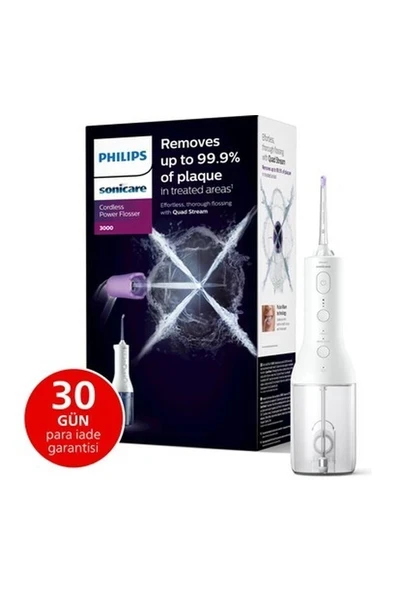 Philips Sonicare HX3806/31 - Cordless Power Flosser 3000 – Sonic Şarjlı Diş Arası Temizleyicisi ürün görseli 1
