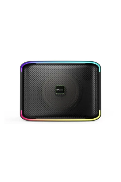 Event Horizon Bluetooth 5.3 100W RGB Taşınabilir Karaoke Sistemi Kablosuz Hoparlör Siyah ürün görseli 1