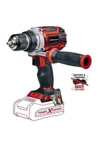 Einhell Professional Akülü Vidalama TP-CD 18/60 Li BL - Solo Power X-Change (Li-Ion, 18 V, kömürsüz motor, 13 mm metal mandren, 2 vitesli şanzıman, akü ve şarj cihazı dahil değildir) - 4514210 ürün görseli 1