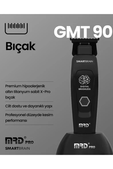 Smart Brain Titanyum Bıçaklı Profesyonel Sıfırlama Tıraş Makinesi ürün görseli 1