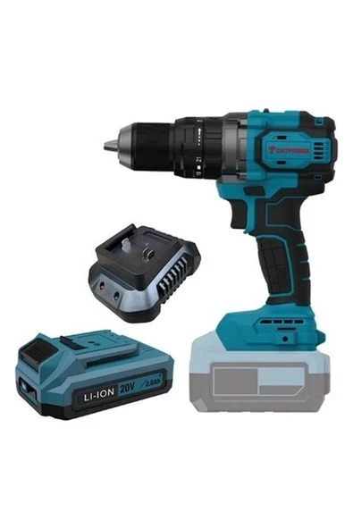 CATPOWER  4212 Akülü Darbeli Vidalama Kömürsüz 70 Nm 13 mm 20 V 2.0 Ah Akü ürün görseli 1
