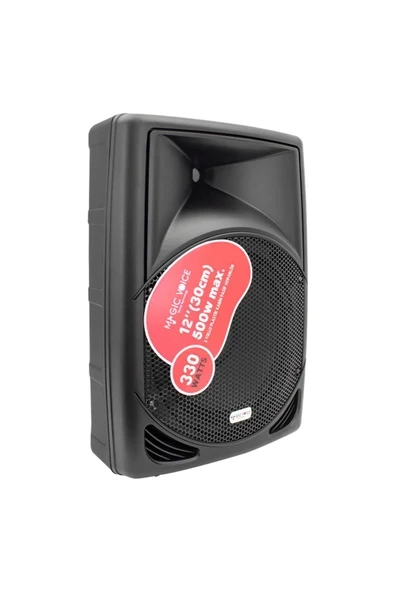 Magicvoice MV-3412 30 Cm 500 Watt 12'' Plastik Kabin Pasif Hoparlör ürün görseli 1