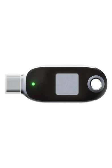 Biopass K26 USB Güvenlik Anahtarı - Iki Faktörlü Kimlik Doğrulayıcı - Fıdo U2F + Fıdo2 ile Usb-C - Biyometrik Parmak Izi ürün görseli 1