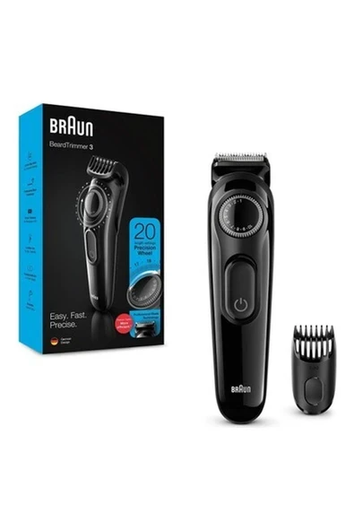 Braun 20 Uzunluk Ayarlı Sakal Tıraş Makinesi Alman Tasarım ürün görseli 1