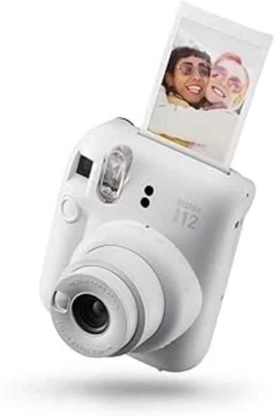 Instax Mini 12 Anlık Kamera Kil Beyaz/Ton Beyaz ürün görseli 1