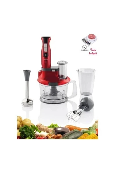 ARZUM Blender & Mutfak Robotu- 3 Yıl Garanti Hestia Çırpma & Doğrama ve Karıştırma-Hassas Mutfak Tartısı ürün görseli 1