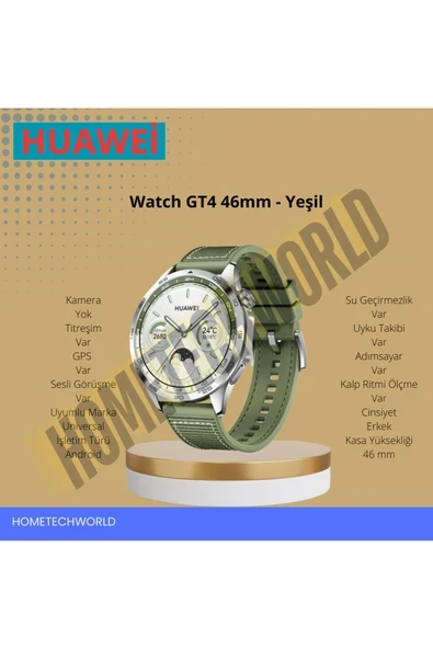 Watch GT4 46mm - Yeşil ürün görseli 1