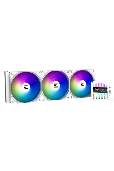Zalman Alpha2 A36 Beyaz 71 Cfm 1800RPM 3*12CM Argb Fan Amd Am5/ıntel LGA1700 360MM Sıvı Soğutmalı Cpu Fan ürün görseli 1