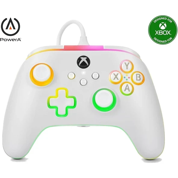 Powera Xbox Series X|s Advantage Kablolu Oyun Kumandası Beyaz ürün görseli 1