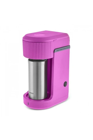 Karaca Mono Personal Filtre Kahve Makinesi ve Inox Kişisel Termos Hediyeli Raspberry Pink ürün görseli 1