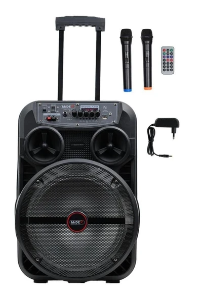280 Watt Kablosuz Şarjlı Mikrofonlu Mevlüt Anfisi Hoparlör MXR-280 (Bluetoth Usb Echo 12 İnç) ürün görseli 1