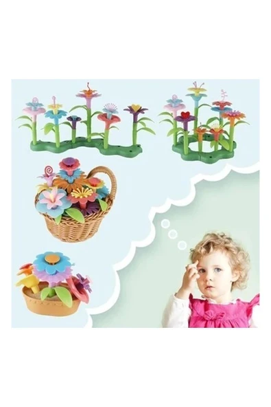 Bıranco. Çiçek Bahçesi Yapı Oyuncakları With 6 Insect Features ürün görseli 1