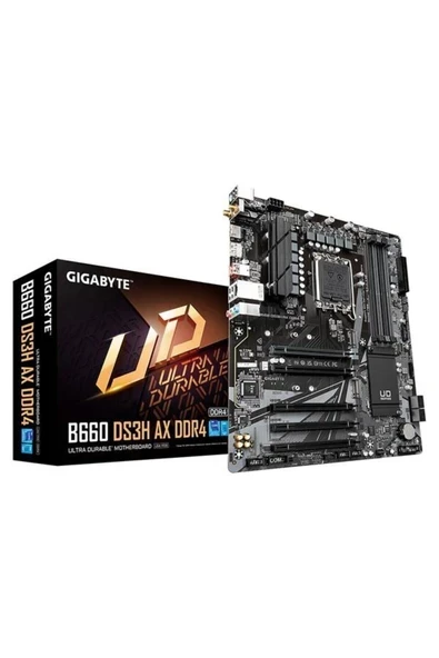 B660 DS3H AX WIFI-6E DDR4 HDMI DP PCIe 16X v4.0 1700p ATX ürün görseli 1