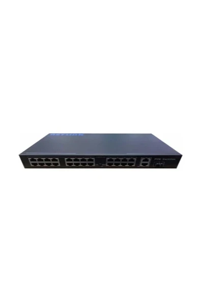 Netlink 24 Port 10/100 Poe Swıtch ürün görseli 1