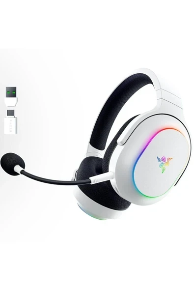 Barracuda X Chroma Wireless Gaming Headset/RGB/70 Hr Battery/PC Mac, PS5, Switch, Smartphone White ürün görseli 1